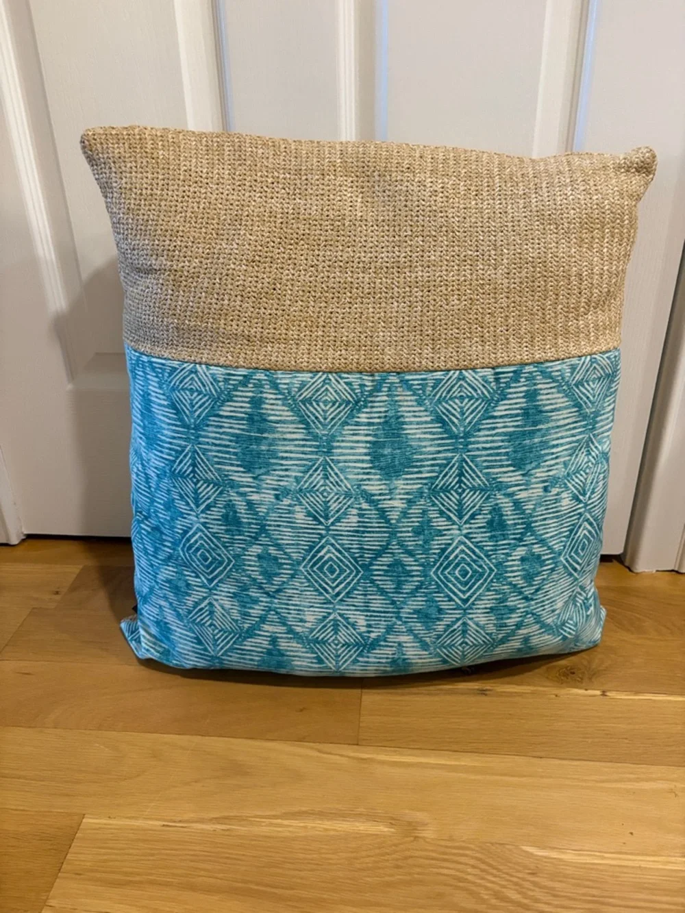 Allen + Roth Geometric Square Throw Pillow 21” H x 19” W
